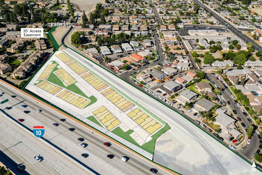 N Virginia Ave, Ontario, CA à vendre - Plan cadastral – Image 2 sur 8