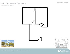 9800 Richmond Ave, Houston, TX à louer Plan d’étage– Image 1 sur 1