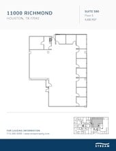 11000 Richmond Ave, Houston, TX à louer Plan d’étage– Image 1 sur 1