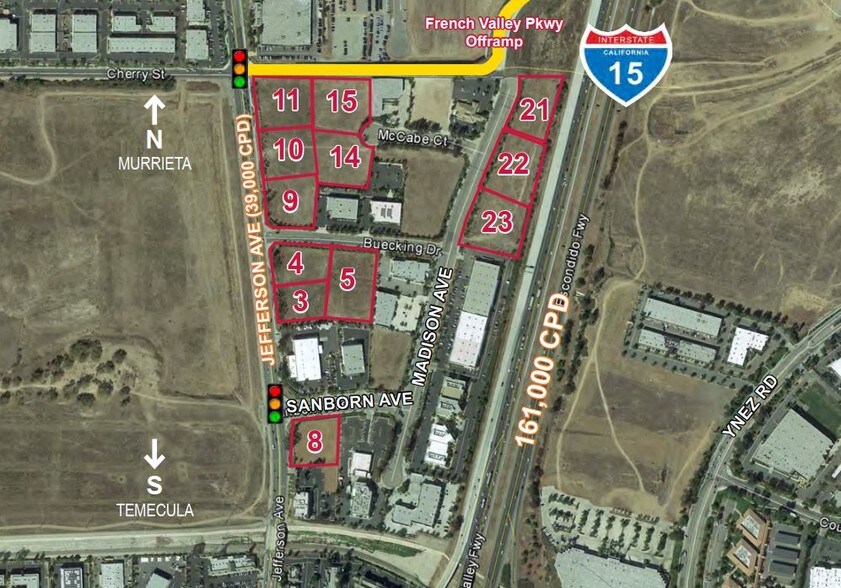 1.68 Acres SEQ French Valley Pky & Jefferson Ave, Temecula, CA à vendre - Photo de l’immeuble – Image 1 sur 2