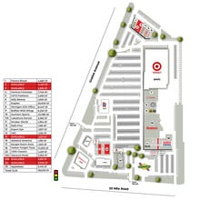 51328-51550 Gratiot Ave, Chesterfield, MI à louer Plan de site– Image 1 sur 1