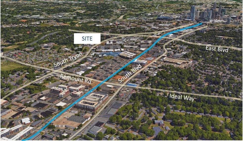 2202-2210 Hawkins St, Charlotte, NC à louer - Aérien – Image 2 sur 12
