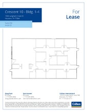 1304 Langham Creek Dr, Houston, TX à louer Plan d’étage– Image 1 sur 1