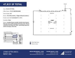 21902 64th Ave S, Kent, WA à louer Plan d’étage– Image 2 sur 2