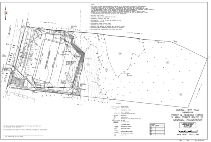143 S Main St, Newtown, CT à vendre - Plan de site – Image 1 sur 1