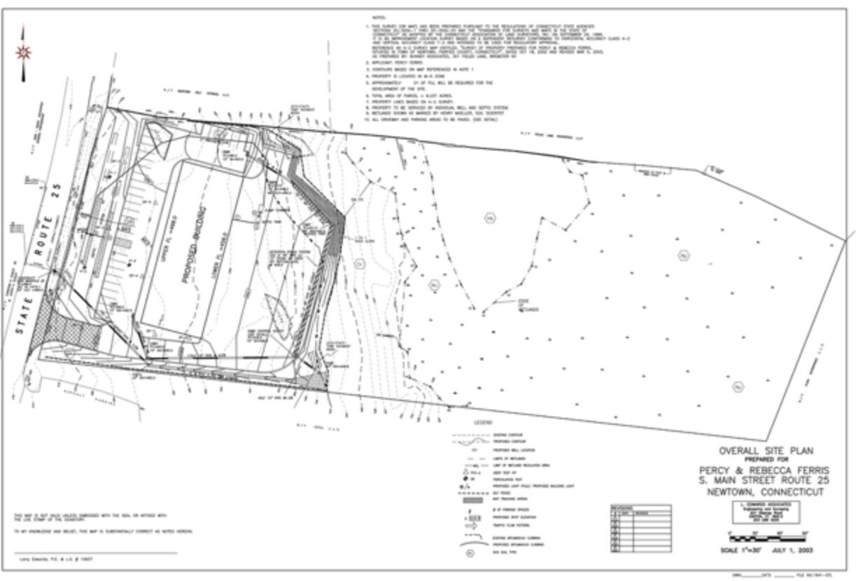 143 S Main St, Newtown, CT à vendre Plan de site– Image 1 sur 2
