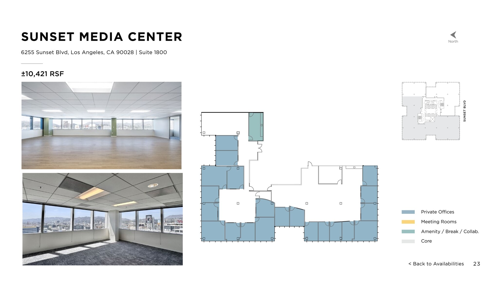 6255 W Sunset Blvd, Los Angeles, CA à louer Plan de site– Image 1 sur 1
