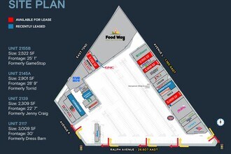 2181 Ralph Ave, Brooklyn, NY à louer Plan de site– Image 2 sur 2