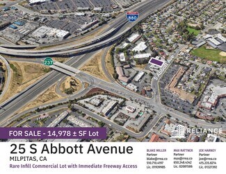 Plus de détails pour 25 S Abbott Ave, Milpitas, CA - Terrain à vendre