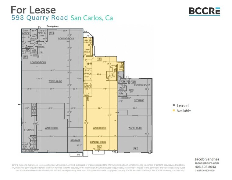 593 Quarry Rd, San Carlos, CA à louer - Plan d’étage – Image 2 sur 7