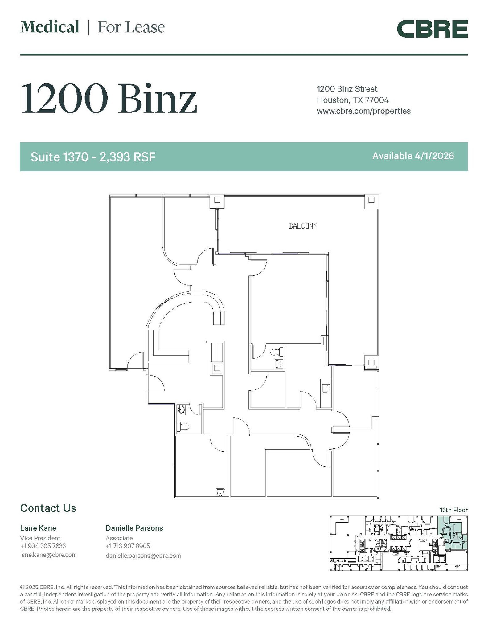 1200 Binz St, Houston, TX à louer Photo intérieure– Image 1 sur 1