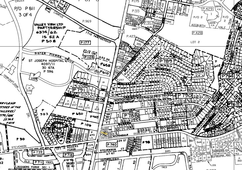 7307 York Rd, Towson, MD à vendre - Plan cadastral – Image 3 sur 3