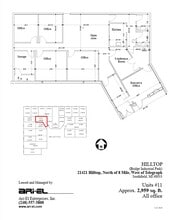 21421 Hilltop St, Southfield, MI à louer Plan d’étage– Image 1 sur 1