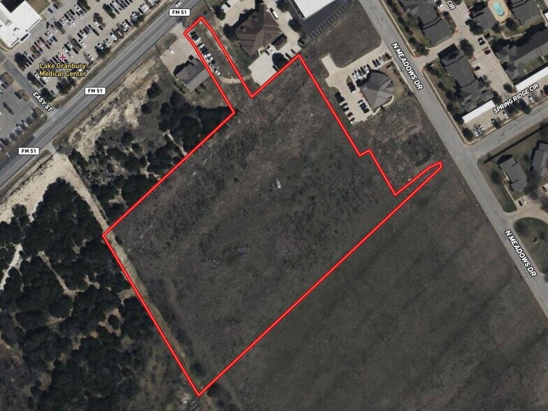 1250 Meadows Dr, Granbury, TX à vendre - Photo principale – Image 1 sur 1