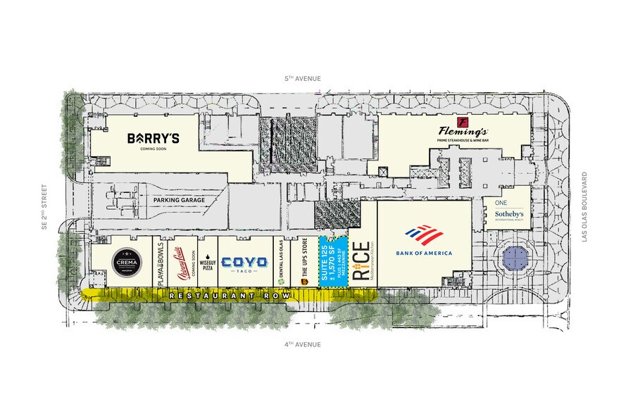 401 E Las Olas Blvd, Fort Lauderdale, FL à louer - Plan d’étage – Image 2 sur 6