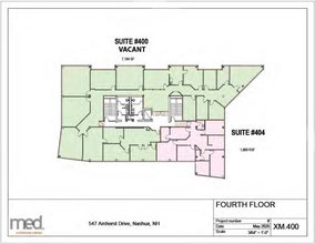 547 Amherst St, Nashua, NH à louer Plan d’étage– Image 1 sur 1