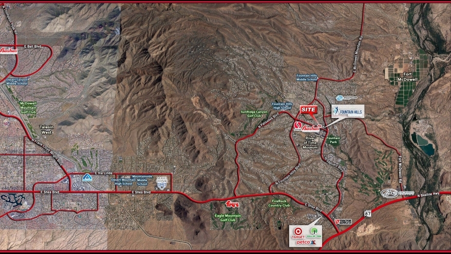 NEC of La Montana Dr & Palisades Blvd, Fountain Hills, AZ à louer - Aérien – Image 3 sur 5