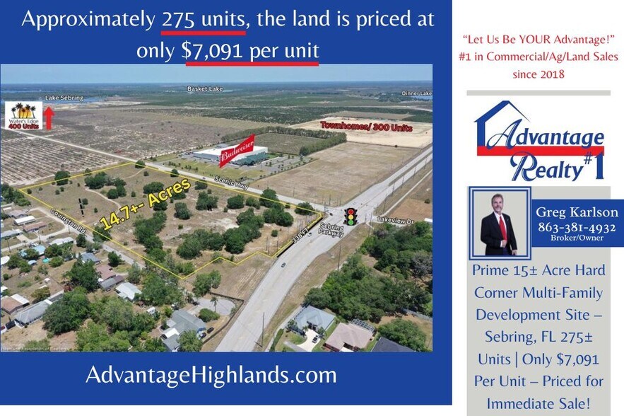 2250 Covington Rd, Sebring, FL à vendre - Photo de l’immeuble – Image 1 sur 21