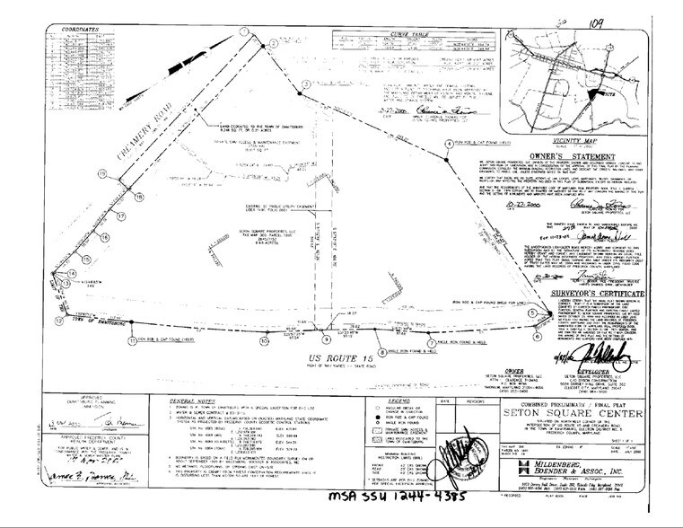 17750 Creamery Rd, Emmitsburg, MD à louer - Plan cadastral – Image 3 sur 9