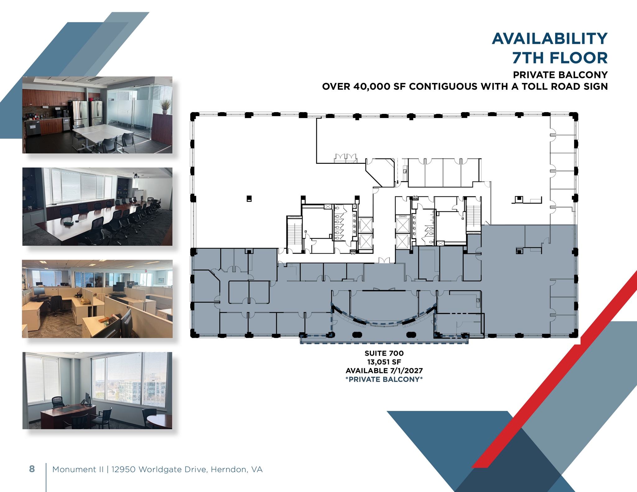 12950 Worldgate Dr, Herndon, VA à louer Plan d’étage– Image 1 sur 10