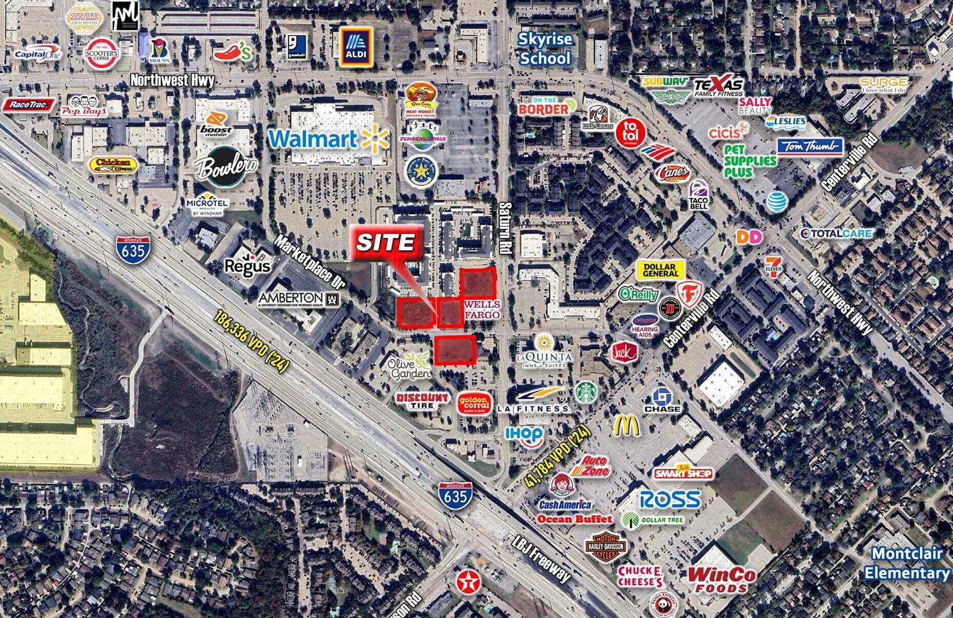 Infill Pad Sites For Sale I-635 & Saturn portefeuille de 4 biens à vendre sur LoopNet.fr Photo principale– Image 1 sur 5