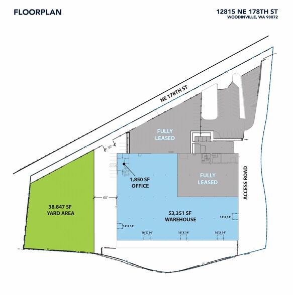 12815 NE 178th St, Woodinville, WA à louer - Plan d’étage – Image 2 sur 3