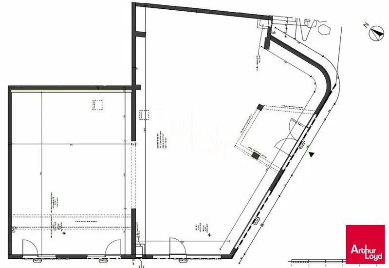 Local commercial dans Avrillé à vendre - Plan d’étage – Image 2 sur 2