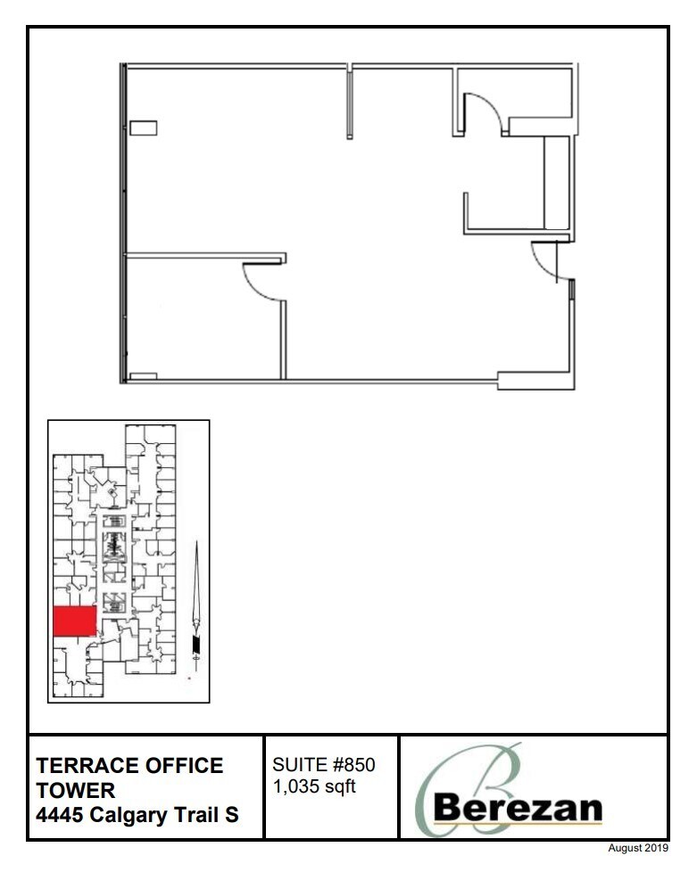 4445 Calgary Trl, Edmonton, AB à louer Plan d’étage– Image 1 sur 1