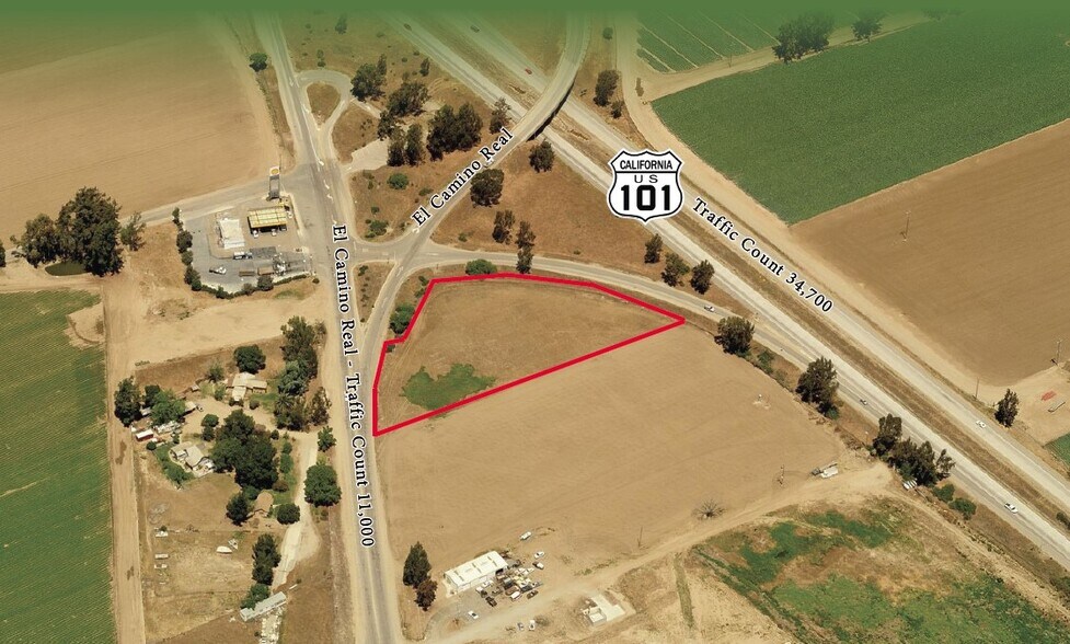 Highway 101 & El Camino, Greenfield, CA à vendre - Aérien – Image 1 sur 1
