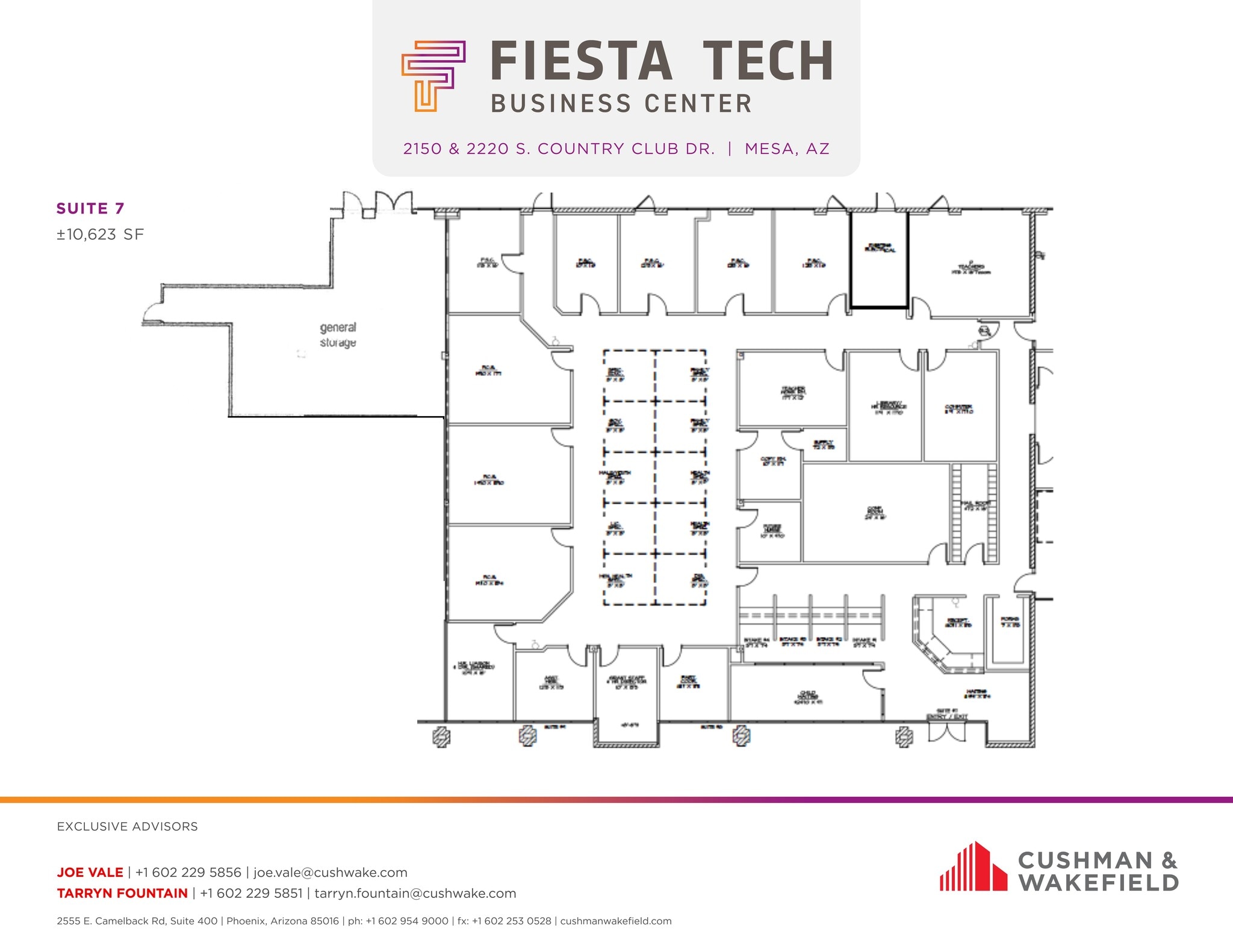 2150 S Country Club Dr, Mesa, AZ à louer Plan de site– Image 1 sur 2