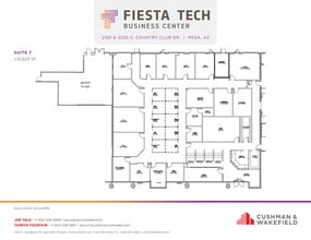 2150 S Country Club Dr, Mesa, AZ à louer Plan de site– Image 1 sur 2
