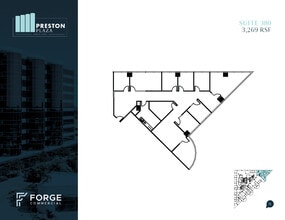 17950 Preston Rd, Dallas, TX à louer Plan d’étage– Image 1 sur 1
