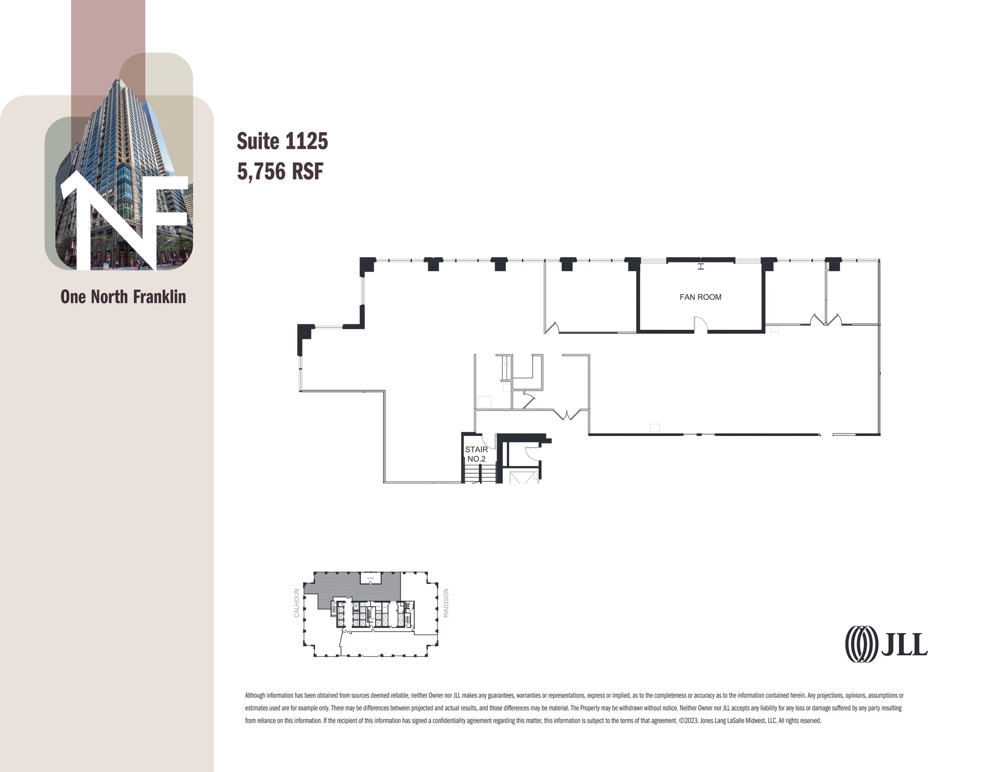 1 N Franklin St, Chicago, IL à louer Plan de site– Image 1 sur 1