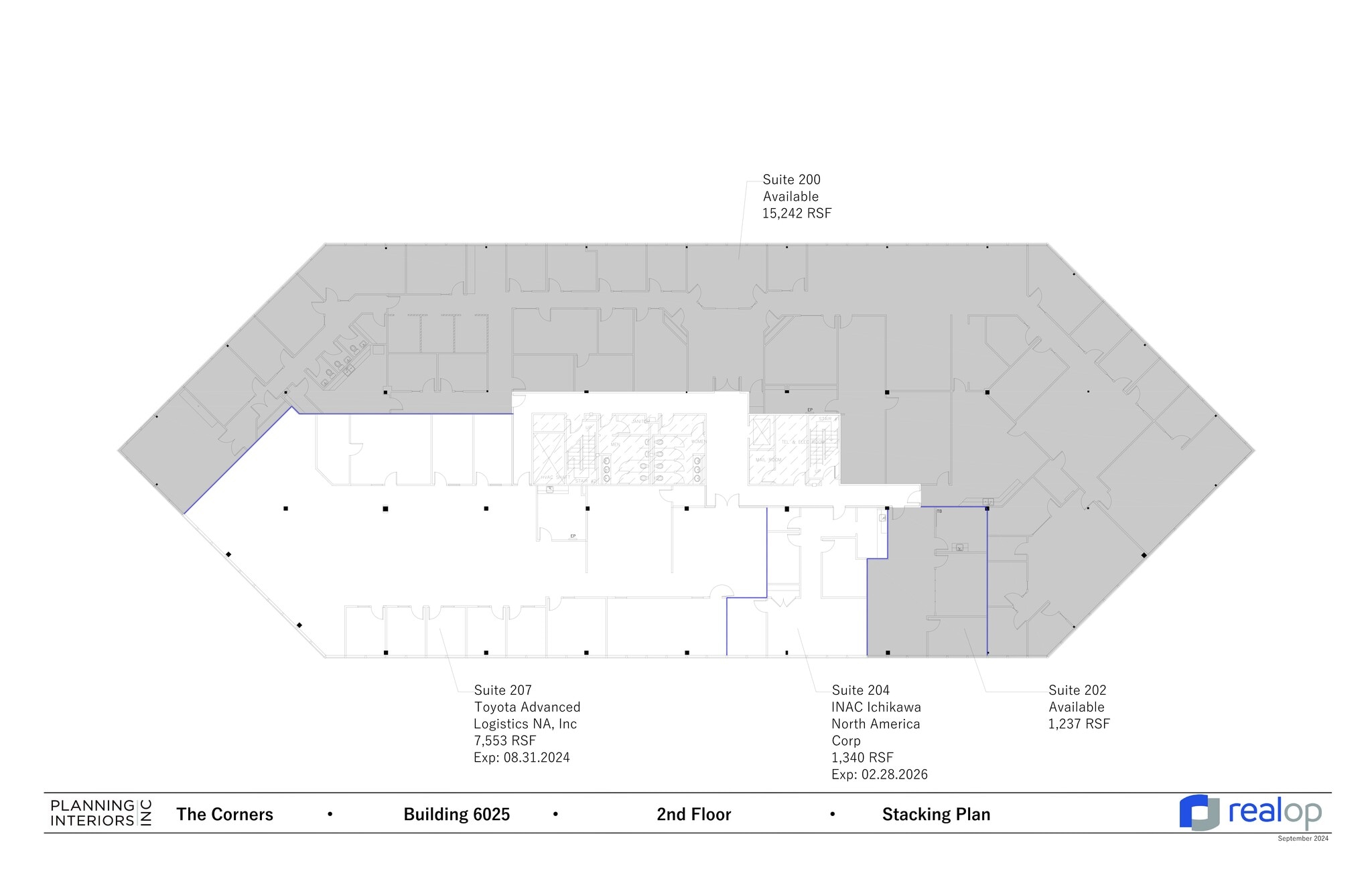 6025 The Corners Pky, Peachtree Corners, GA à louer Plan de site– Image 1 sur 1
