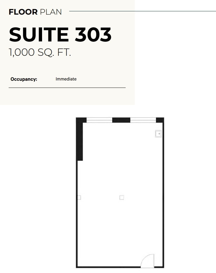 372 Richmond St W, Toronto, ON à louer Plan d’étage– Image 1 sur 2