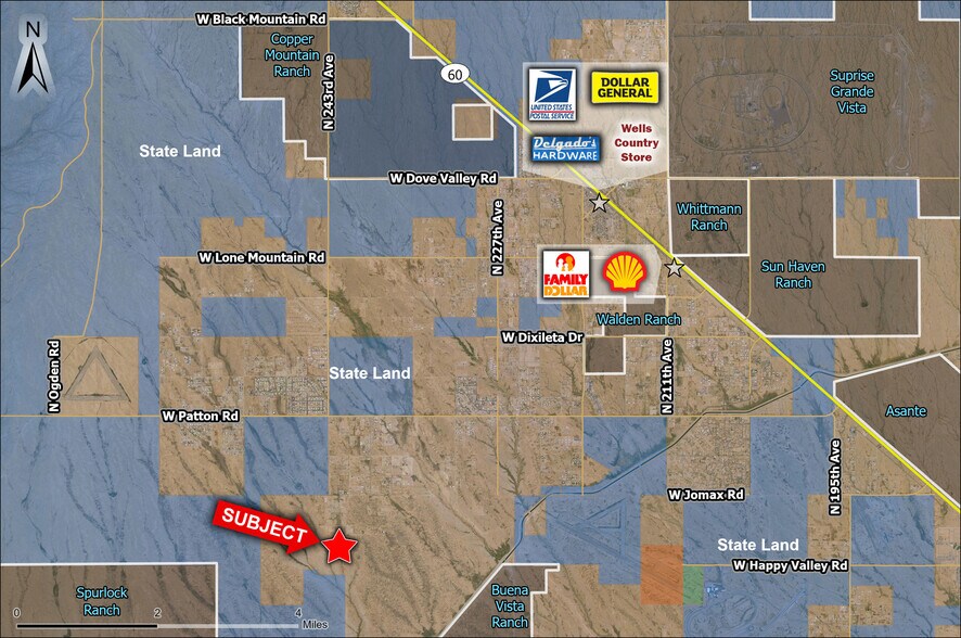 243rd Ave, Wittmann, AZ à vendre - Aérien – Image 3 sur 7