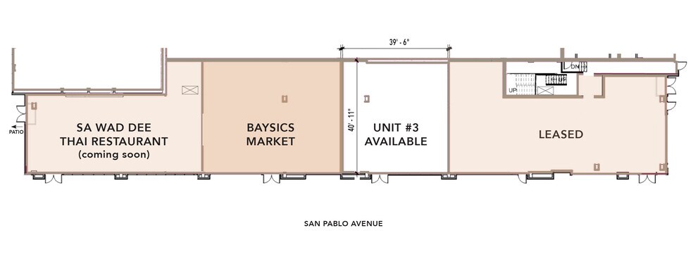 11600 San Pablo Ave, El Cerrito, CA à louer - Plan d’étage – Image 3 sur 7