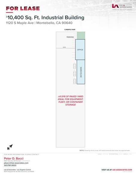 1120 S Maple Ave, Montebello, CA à louer - Plan de site – Image 2 sur 2