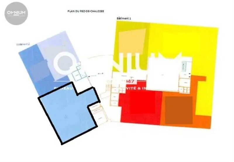 Bureau dans Pusignan à louer - Plan d’étage – Image 3 sur 4