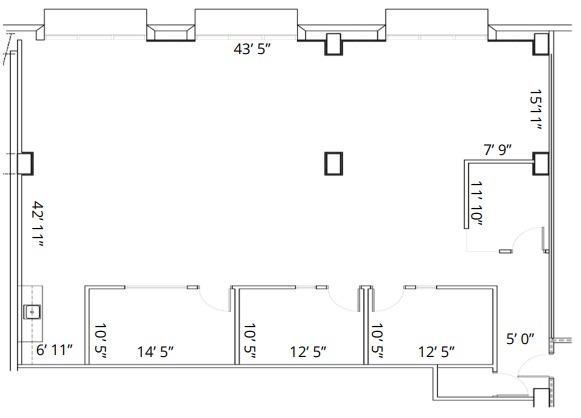 1120 E Kennedy Blvd, Tampa, FL à louer Plan d’étage– Image 1 sur 11