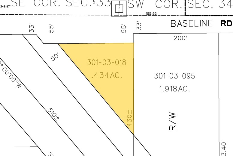 401 W Baseline Rd, Tempe, AZ à vendre - Plan cadastral – Image 3 sur 20