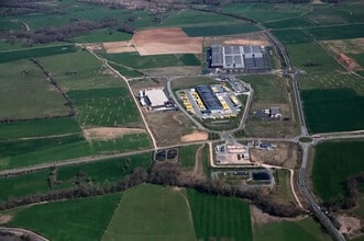 Combronde - Vue aérienne vue de carte