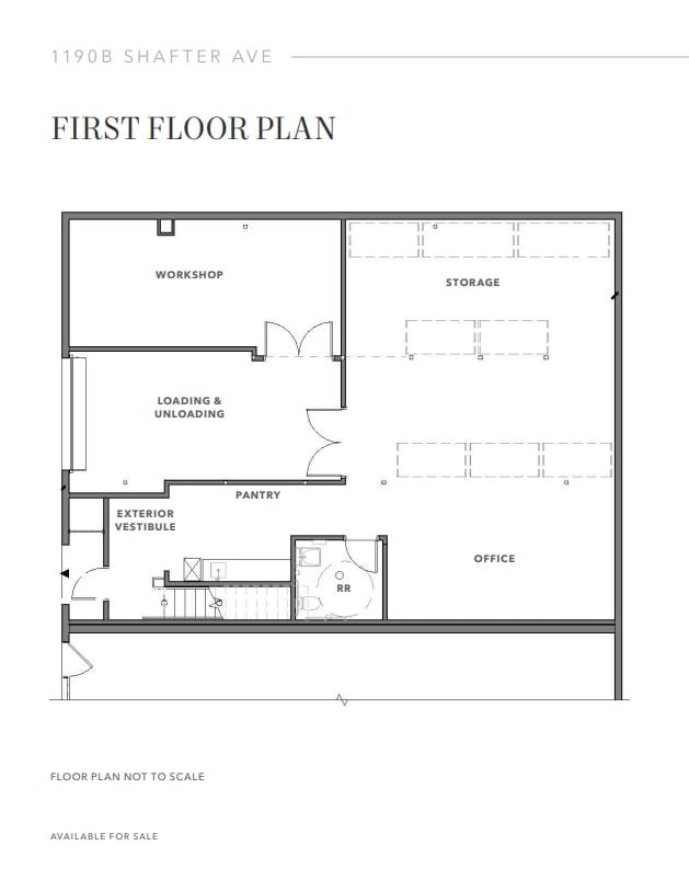 1190B Shafter Ave, San Francisco, CA 94124 - Lot 1 -  - Plan d’étage - Image 1 of 2