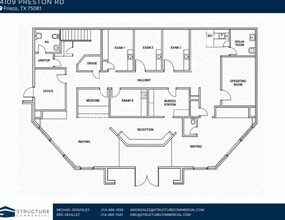 4109 Preston Rd, Frisco, TX à louer Plan d’étage– Image 2 sur 9