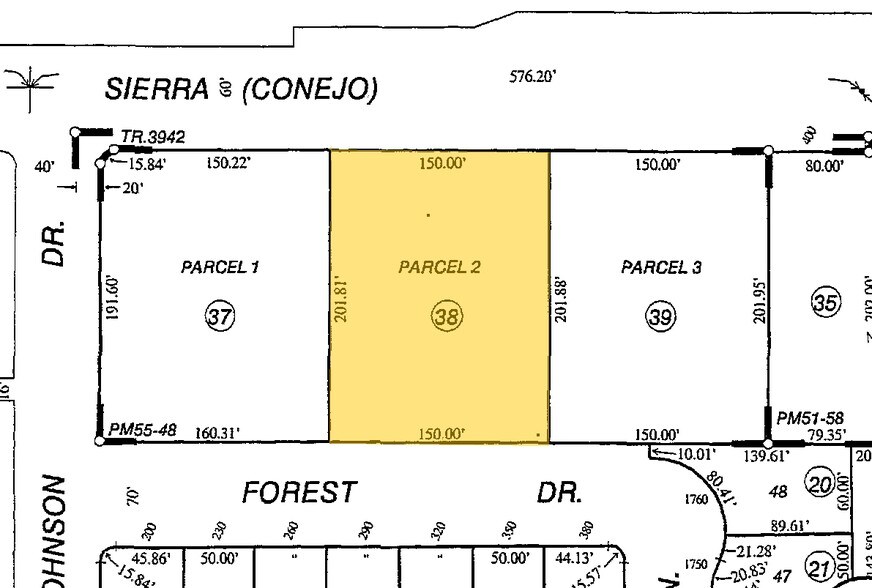 380-396 Sierra St, Kingsburg, CA à louer - Plan cadastral – Image 2 sur 12