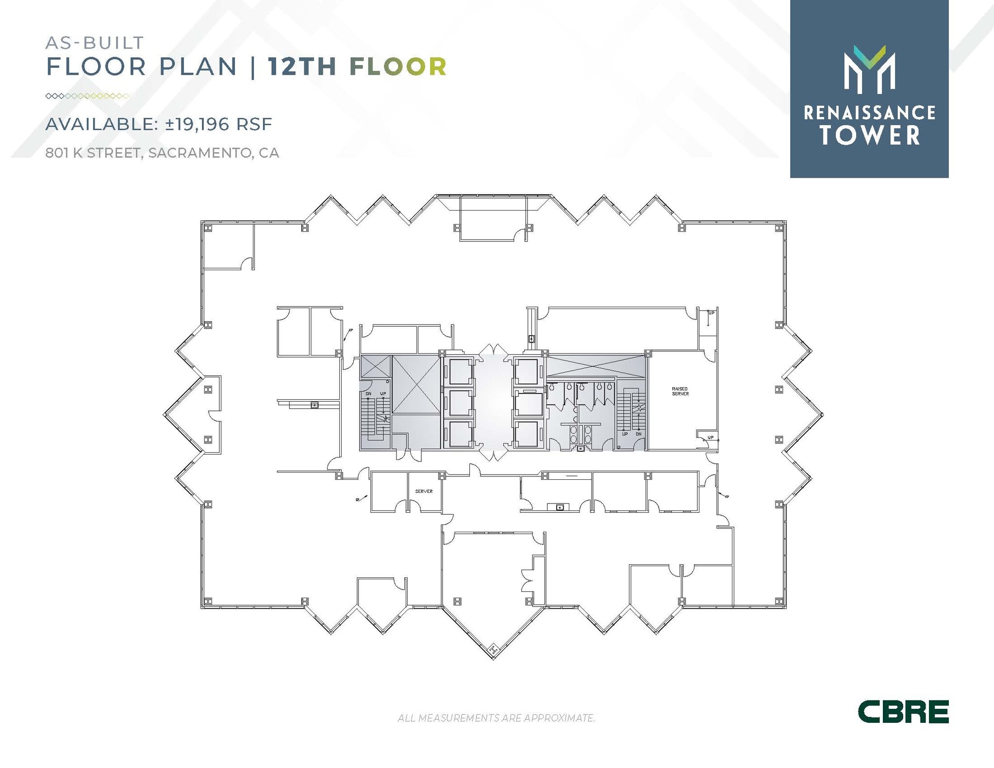 801 K St, Sacramento, CA à louer Plan d’étage– Image 1 sur 1