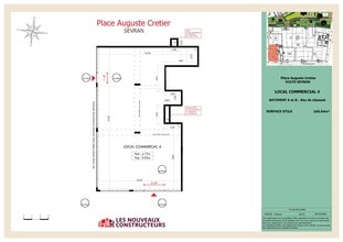 7 Place Auguste Crétier, Sevran à louer Plan d’étage– Image 2 sur 2