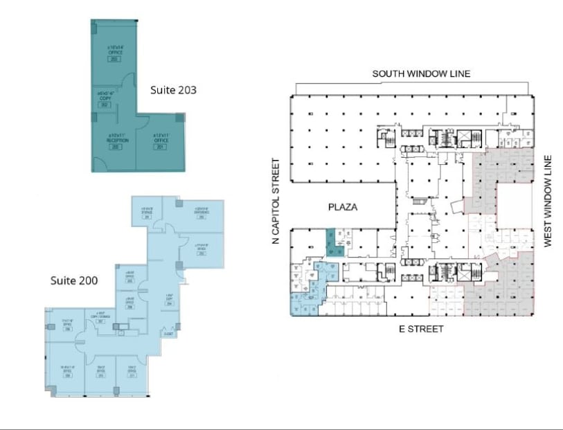 400-444 N Capitol St NW, Washington, DC à louer Plan d’étage– Image 1 sur 1