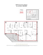8737 Colesville Rd, Silver Spring, MD à louer Plan de site– Image 1 sur 1