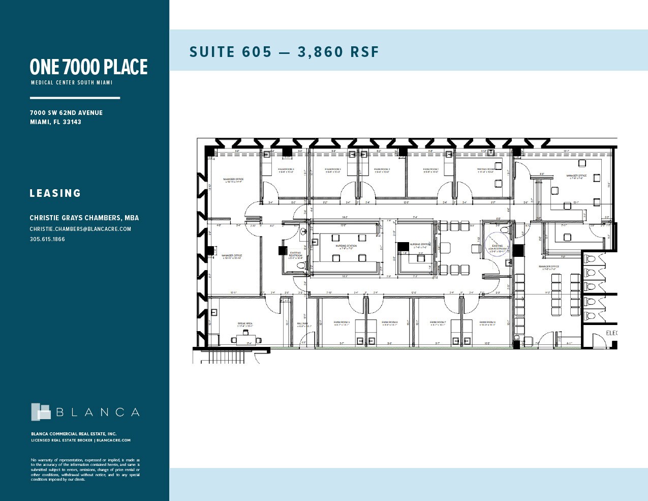 7000 SW 62nd Ave, Miami, FL à louer Plan d’étage– Image 1 sur 1